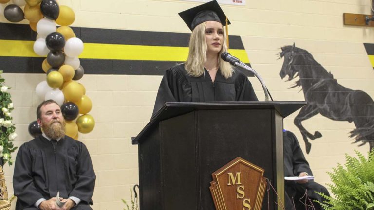 Manitoulin Secondary School valedictorian Eliza Ermilova’s speech