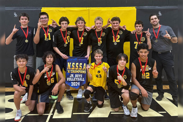 Manitoulin Secondary junior boys take North Shore volleyball title