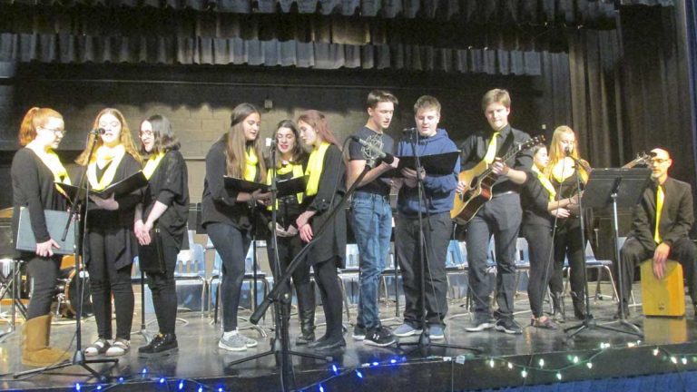 Christmas spirit and music alive and well at Manitoulin Secondary School