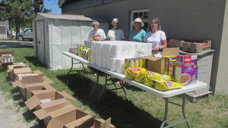 Lyons Memorial United Church has seen an increase in users of its Food Cupboard