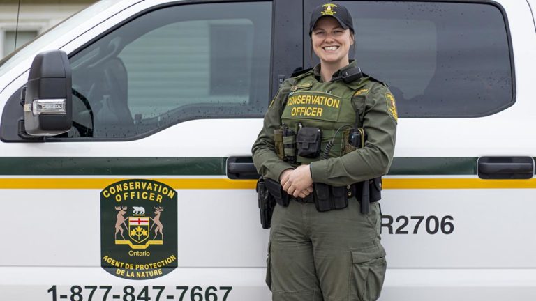 Manitoulin Island’s newest conservation officer Tawny Godin loves life on Island