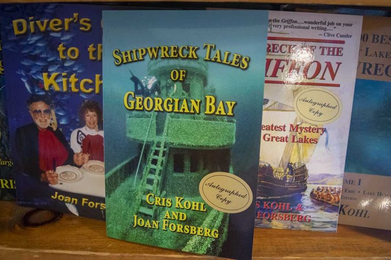 Great Lakes divers premiere  Georgian Bay shipwrecks book