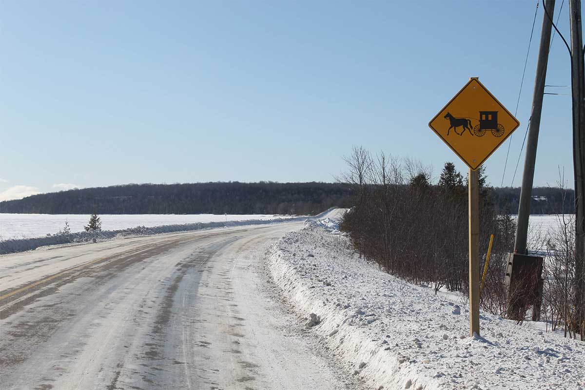 Road signs now installed at Ice Lake causeway - The Manitoulin
