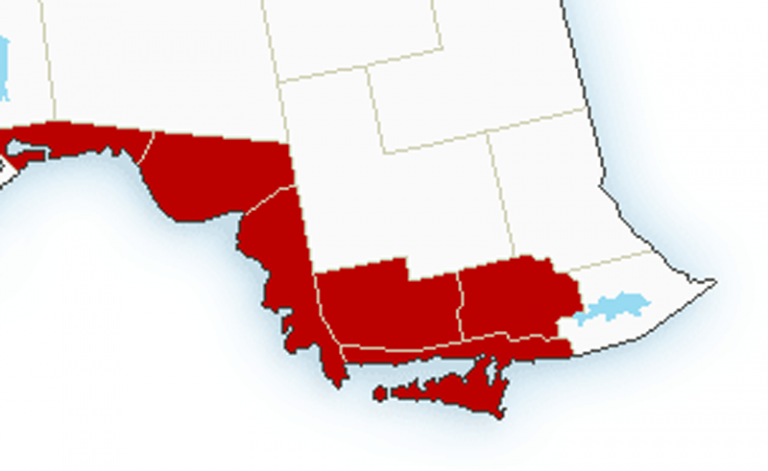 Weather Warning: Upto 50 mm of rain expected for Manitoulin Island and the Northshore
