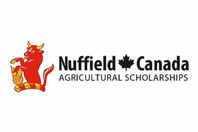 Nuffield Canada Scholarship agriculture applications underway