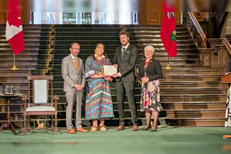 Ojibwe Cultural Foundation project recognized with an Ontario Heritage Award