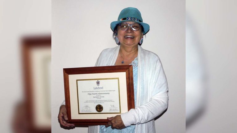 Never too old to learn, Naomi Abotossaway completes Lakehead U. program