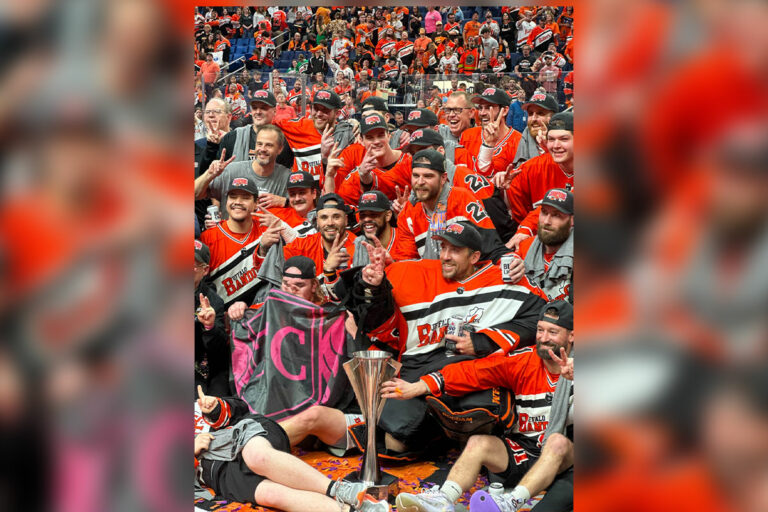 National Lacrosse League Cup designed and created by Island artist