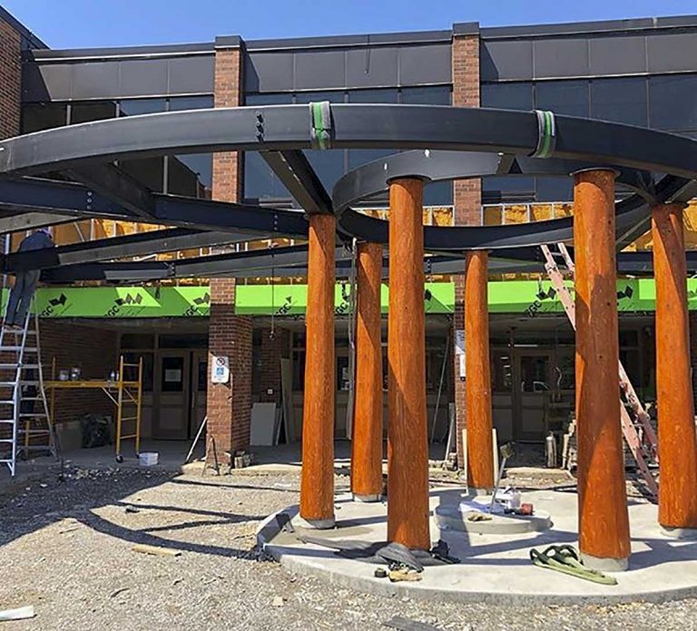 MSS to host steel flame sculpture made by artists OneKWE, Kwest