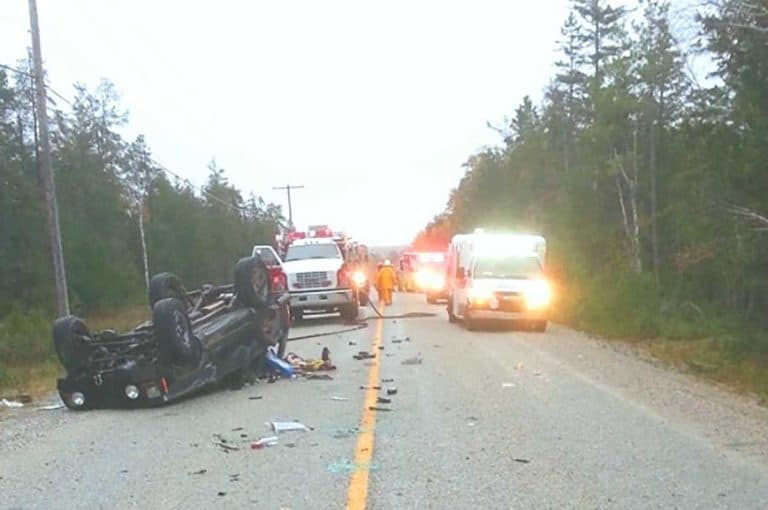 Southern Ontario residents fortunate to not be seriously hurt in a collision with a deer on 540