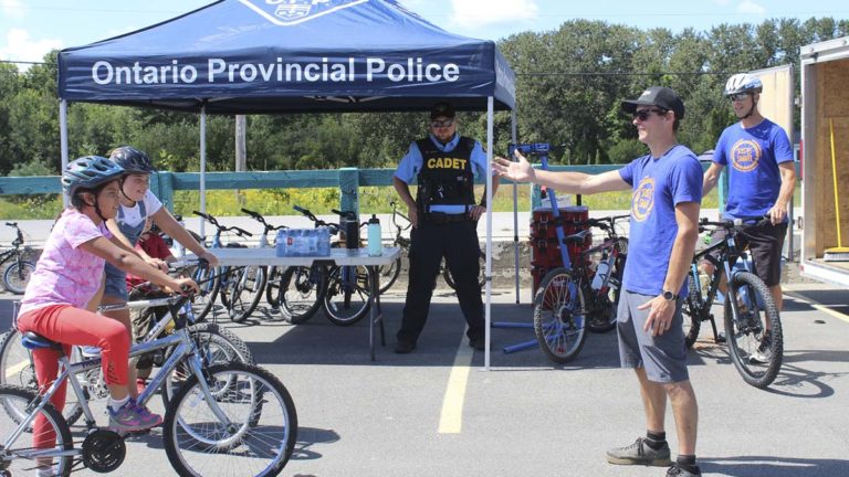 OPP Ride Smart cycling program visits Manitoulin communities