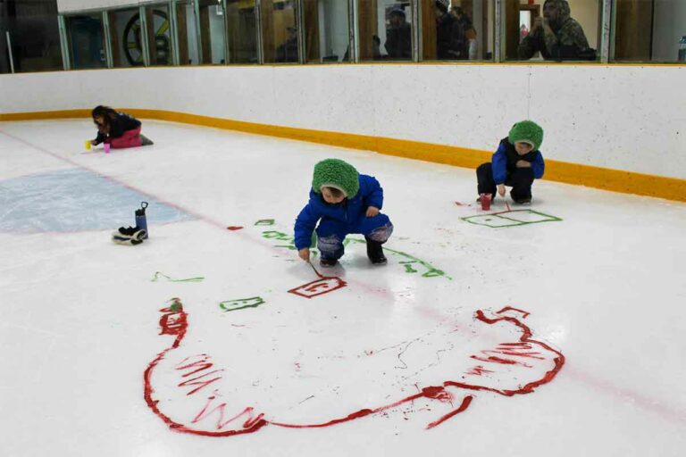 Painting up a storm!