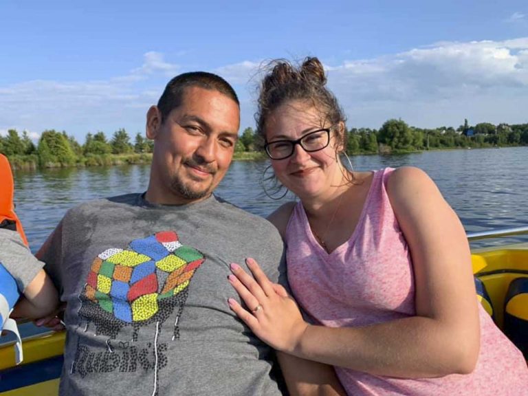 Little Current couple gets engaged high over North Channel