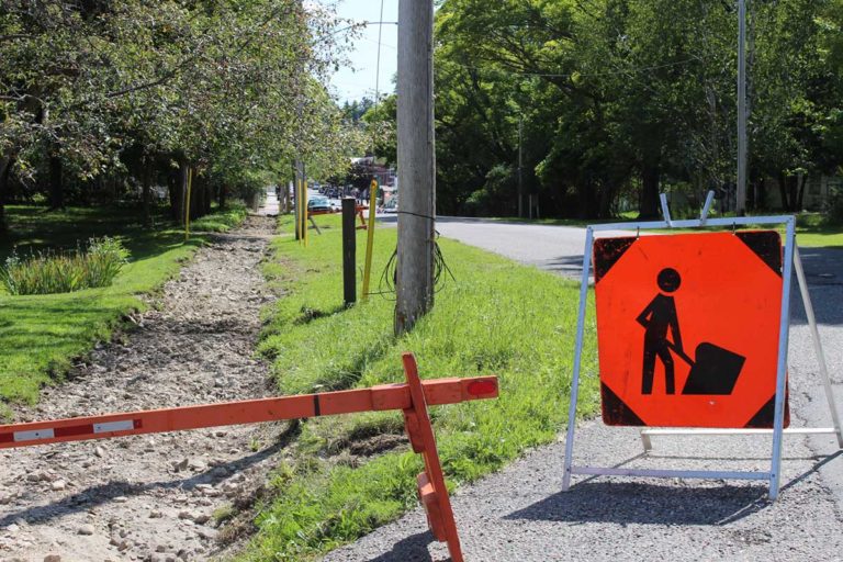 Group of Gore Bay residents upset sidewalks to be replaced with asphalt