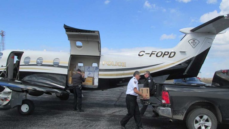 First Nation police services receive PPE by air