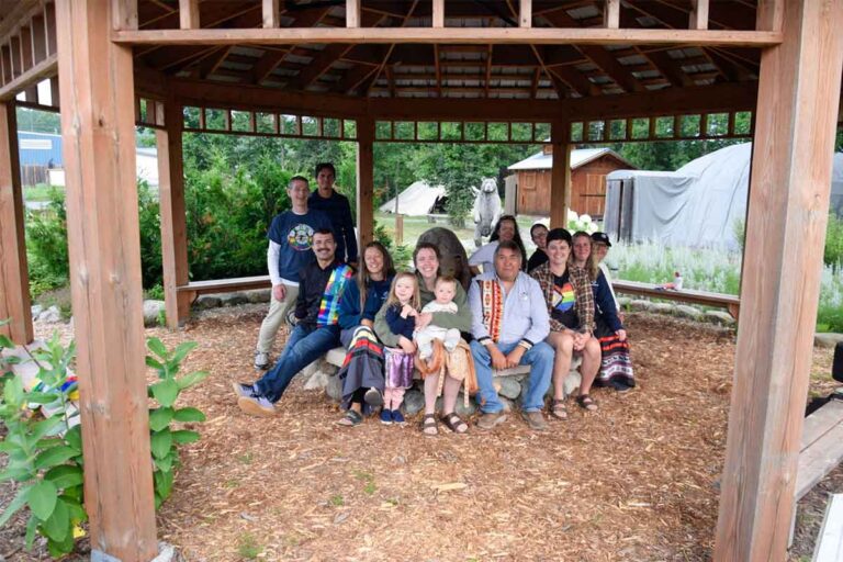 PRIDE Manitoulin begins with a sunrise ceremony at Kenjgewin Teg