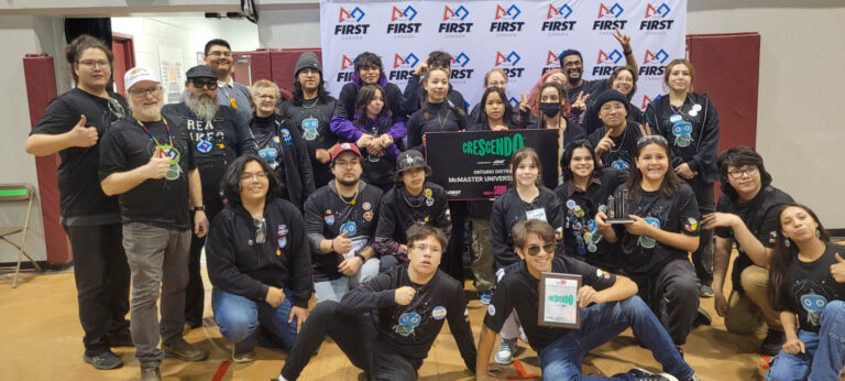 Wiikwemkoong High robotics team wins jousts predicted by AI