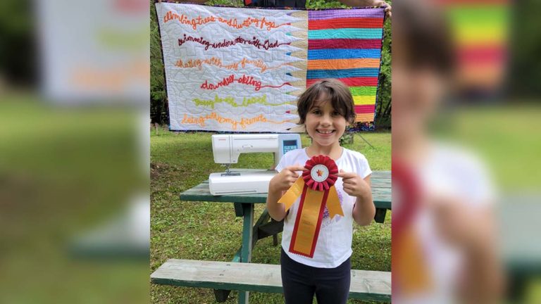 Young Island quilter wins Rosette from Canadian Quilters’ Association