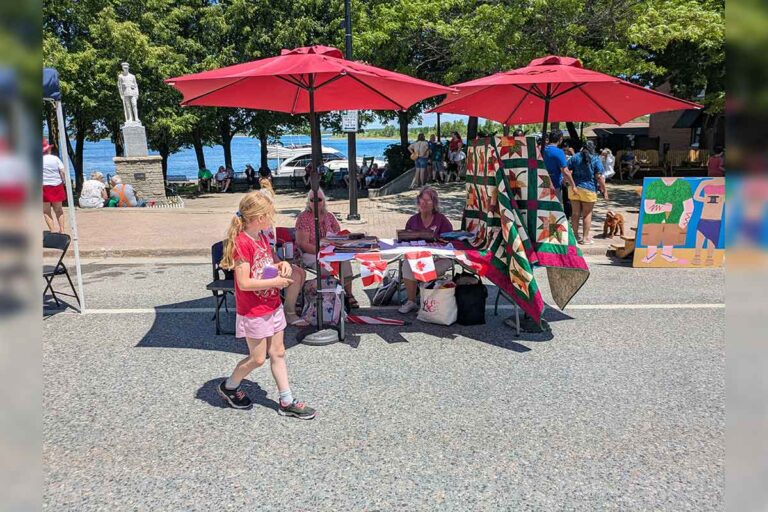 Little Current quilters raffle quilt funds bring comfort