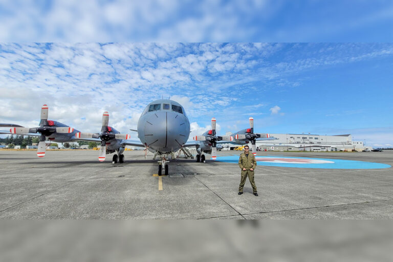 Major Tim Armstrong is a pilot for the Royal Canadian Air Force