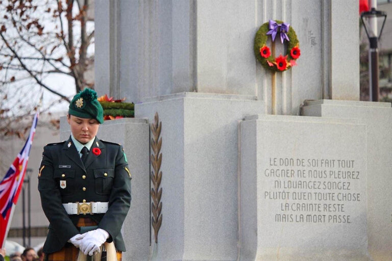 Caydence Webkamigad is blazing a trail through service in the Canadian Forces