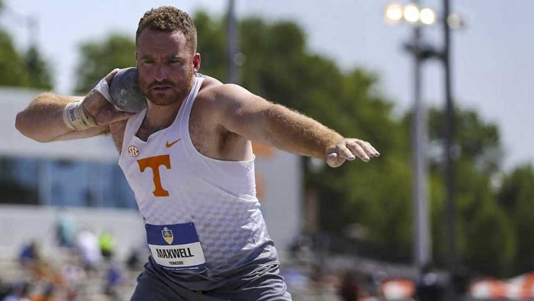 Joseph Maxwell sets University of Tennessee record in shot put, personal best