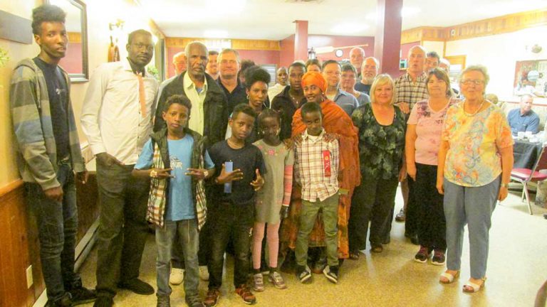 Manitoulin refugee families celebrate a special Thanksgiving