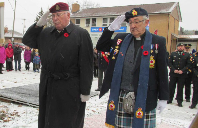 Royal Canadian Legion hosts Remembrance Day ceremonies in Gore Bay