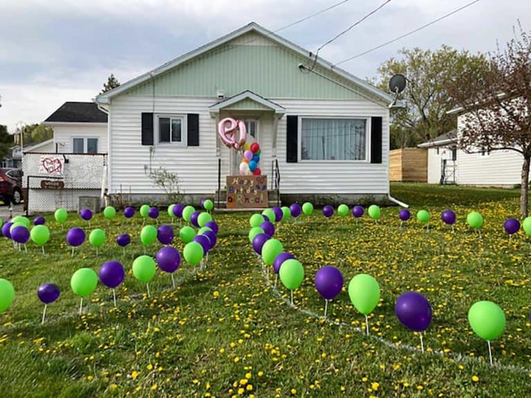 Over 30 vehicles take part in 90th birthday drive-by celebrations for Gore Bay woman