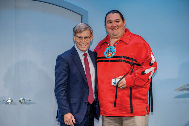 Zhiibaahaasing FN water operator Jonathan Riberdy wins national award