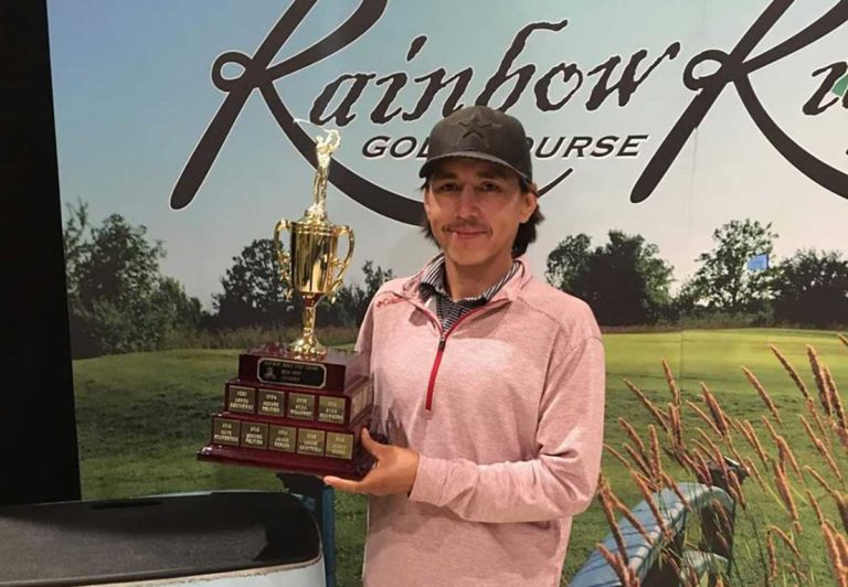 Inclement weather forces golfers to play 36 holes in one day