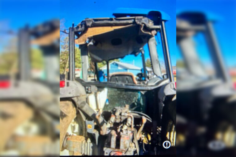 Gordon farmer recounts harrowing tale of being struck on his tractor