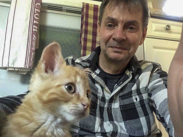 Feline fire victim at home in Manitowaning