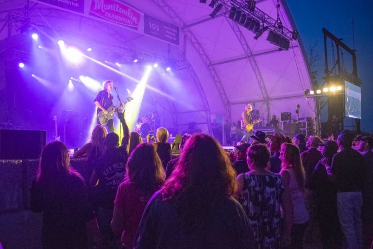 Rock music reverberates off the rocks of Manitoulin