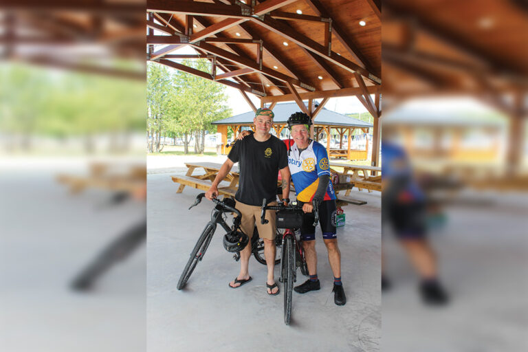 Bay to Bay Ride’s participants help support food cupboard