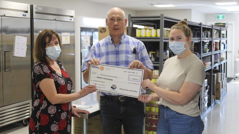 Rotary Club of Gore Bay makes significant donations toward food security on Manitoulin