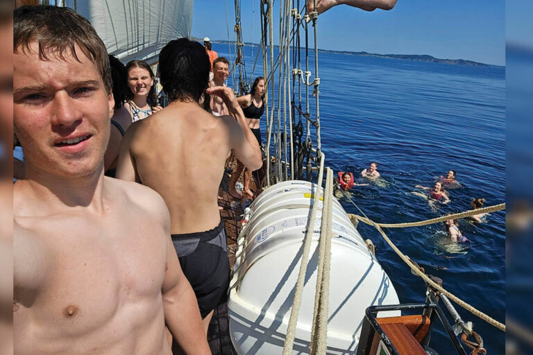 Sea cadet sails on tall ship to Newfoundland