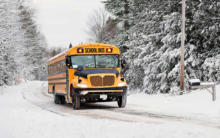 Last Monday was too cold for school buses to run safely