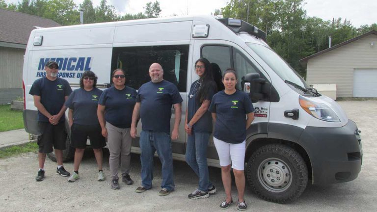 Sheshegwaning First Response Team receives updated ambulance unit