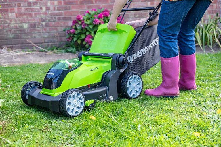 Lower your carbon footprint with battery-powered lawn equipment