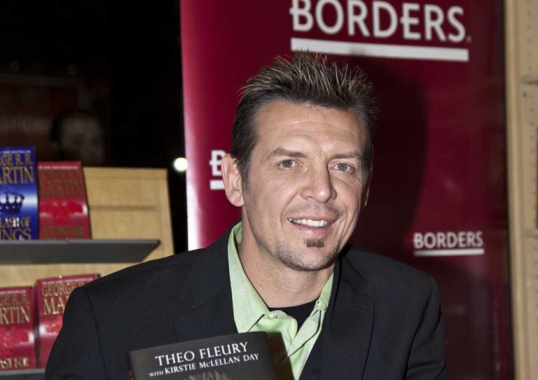 Former NHL all-star Theo Fleury to discuss men’s mental health