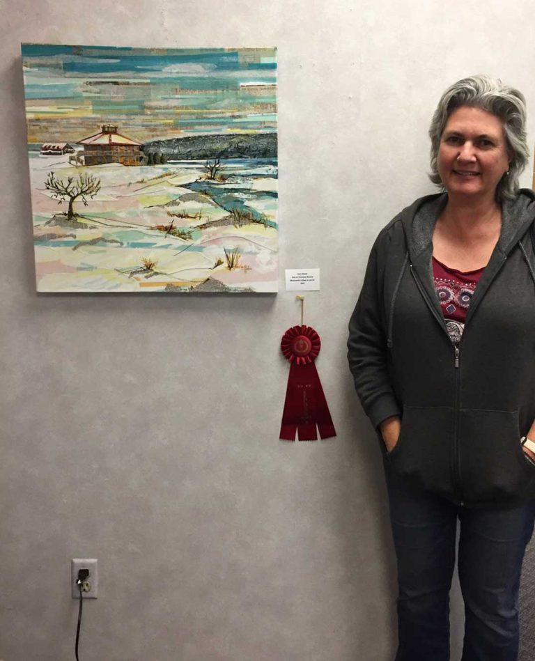 Painting of the Red Roof  wins award in Dallas, TX