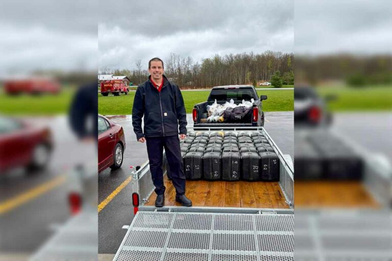Sheguiandah First Nation receives firefighting equipment donations, hopes to revive fire Department