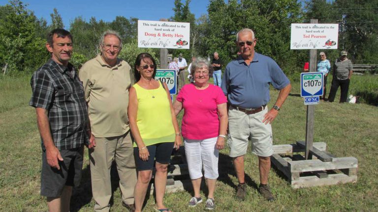 Manitoulin Snowdusters recognize contributions of three members