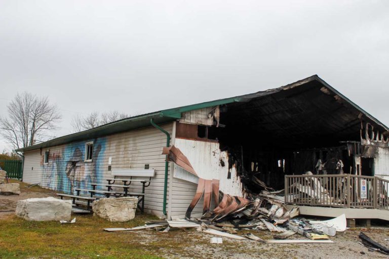Fire destroys main building at Stanley Park Campground The Manitoulin
