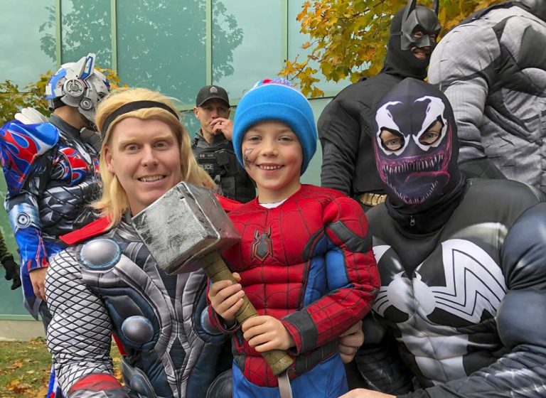 Two Island men take part in Superheroes for Little Heroes event in Sudbury