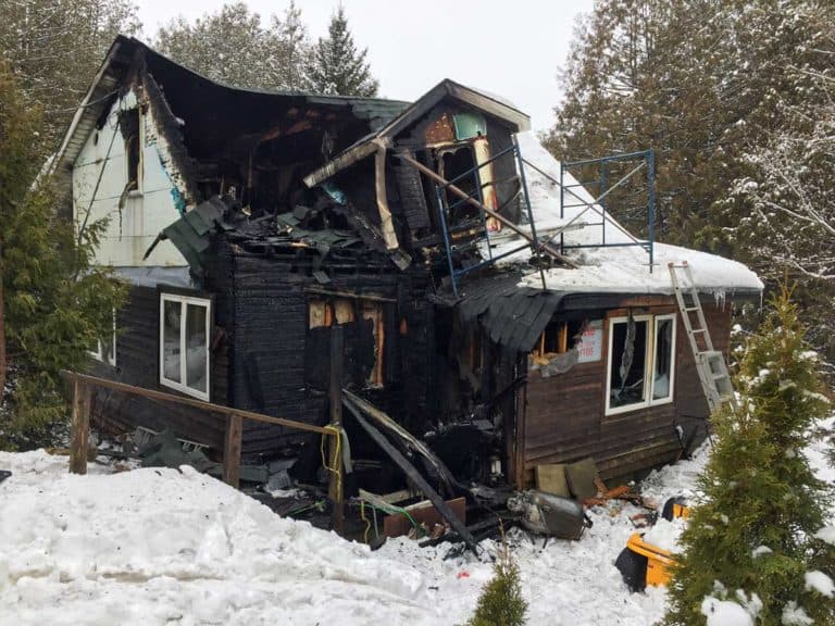 Fire destroys Tehkummah home