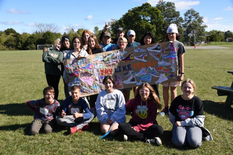 Island schools host very successful Terry Fox Run/Walks