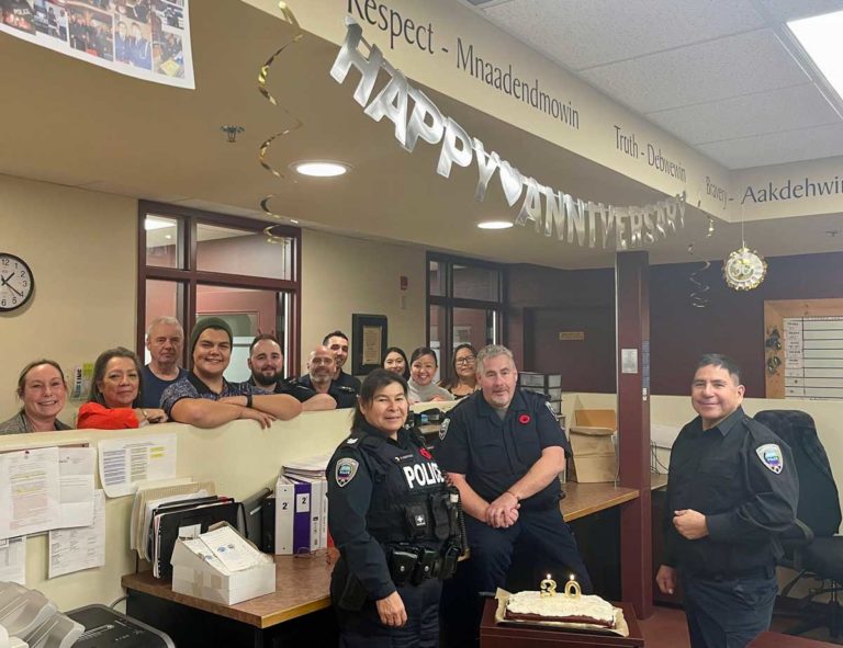 UCCM Anishnaabe Police officers recognized for 30 years of service