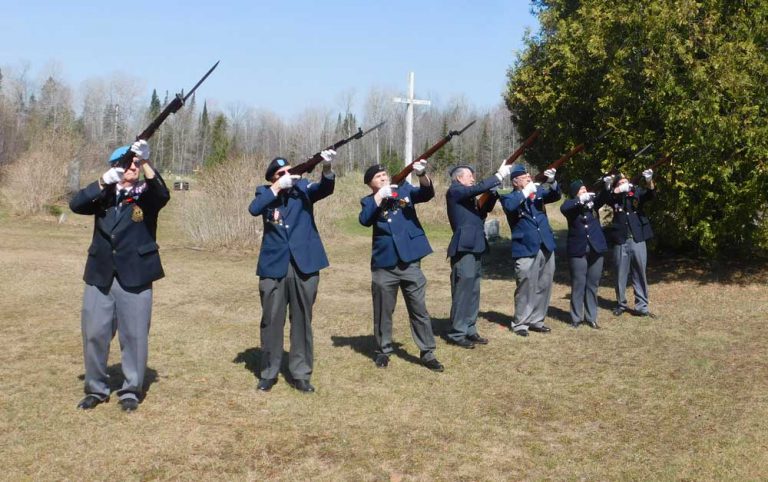 Ceremony held to remember VE Day and deceased war veterans from M’Chigeeng